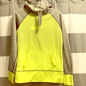 Yellow Nike Therma-Fit Hoodie